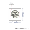 PPLR_HIDDEN_PRODUCT Print your Logo or Image on FLAT Cotton Tags