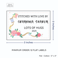 PPLR_HIDDEN_PRODUCT Thread and Flowers (2"x3" Cotton - 12 labels/set)