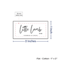 PPLR_HIDDEN_PRODUCT Print your Logo or Image on FLAT Cotton Tags
