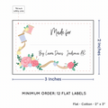 PPLR_HIDDEN_PRODUCT Thread and Flowers with Fill in Blanks (2"x3" Cotton - 12 labels/set)