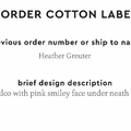 PPLR_HIDDEN_PRODUCT Reorder Previous Label Design - COTTON
