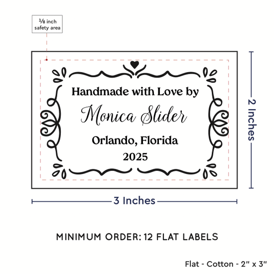 PPLR_HIDDEN_PRODUCT Swirl Accent Border (2"x3" Cotton - 12 labels/set)