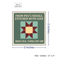 PPLR_HIDDEN_PRODUCT Print your Logo or Image on FLAT Cotton Tags