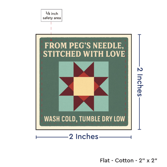 PPLR_HIDDEN_PRODUCT Print your Logo or Image on FLAT Cotton Tags