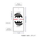 PPLR_HIDDEN_PRODUCT Print Your Logo/Image on Satin Tags (1" wide - Satin)
