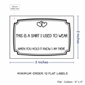 PPLR_HIDDEN_PRODUCT Frame Quote (2"x3" Cotton - 12 labels/set)