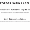 PPLR_HIDDEN_PRODUCT Reorder Previous Label Design - SATIN