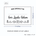 PPLR_HIDDEN_PRODUCT Double heart border with Fill in Blanks (2"x3" Cotton - 12 labels/set)