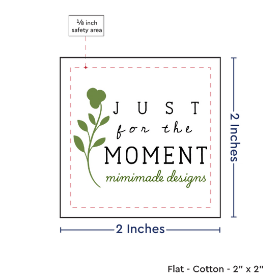 PPLR_HIDDEN_PRODUCT Print your Logo or Image on FLAT Cotton Tags
