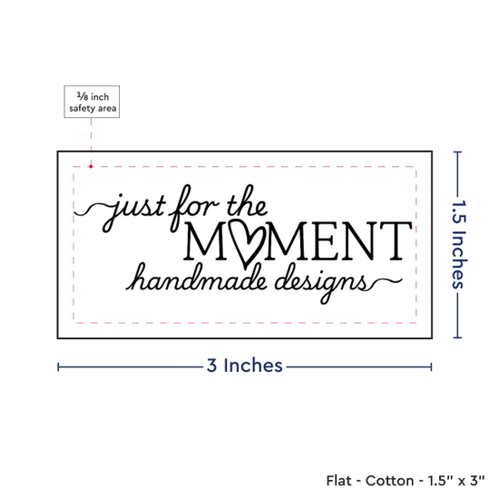 PPLR_HIDDEN_PRODUCT Print your Logo or Image on FLAT Cotton Tags