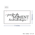 PPLR_HIDDEN_PRODUCT Print your Logo or Image on FLAT Cotton Tags