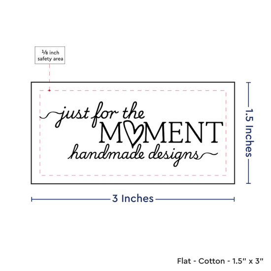PPLR_HIDDEN_PRODUCT Print your Logo or Image on FLAT Cotton Tags