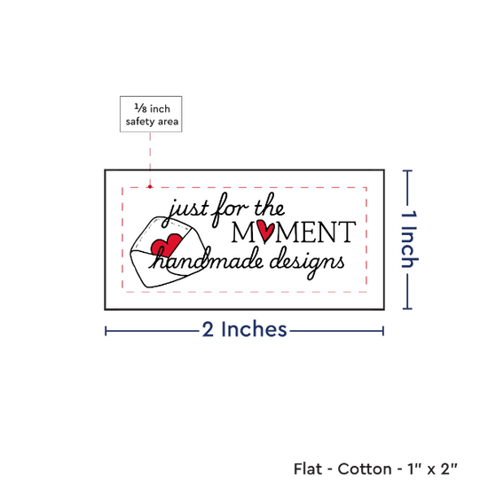 PPLR_HIDDEN_PRODUCT Print your Logo or Image on FLAT Cotton Tags