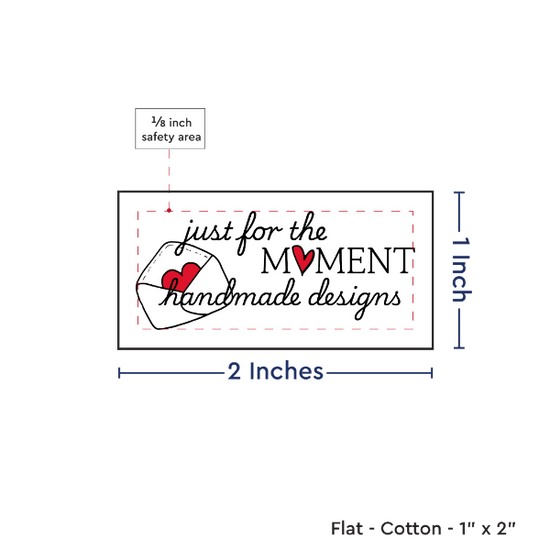 PPLR_HIDDEN_PRODUCT Print your Logo or Image on FLAT Cotton Tags
