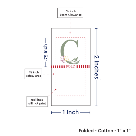 PPLR_HIDDEN_PRODUCT Print Your Logo or Image on FOLDED Cotton Tags