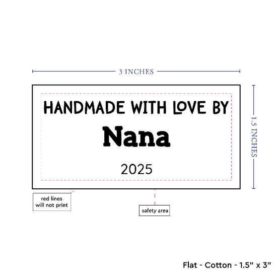 PPLR_HIDDEN_PRODUCT Text Only Medium Large Label (1.5"x3"-Cotton)