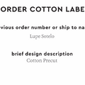 PPLR_HIDDEN_PRODUCT Reorder Previous Label Design - COTTON