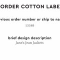 PPLR_HIDDEN_PRODUCT Reorder Previous Label Design - COTTON