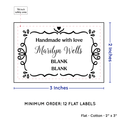 PPLR_HIDDEN_PRODUCT Swirl Accent Border (2"x3" Cotton - 12 labels/set)