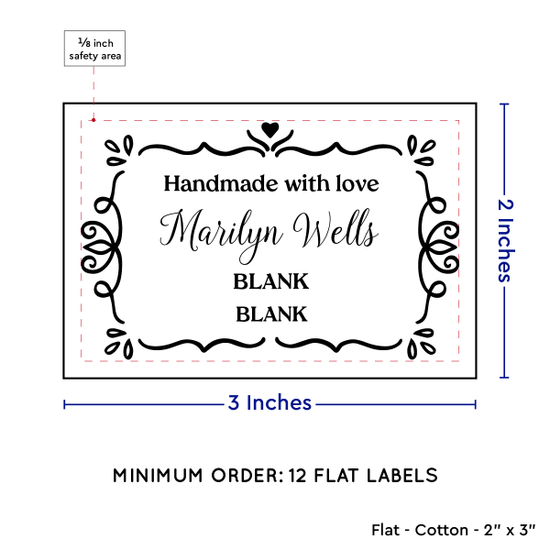 PPLR_HIDDEN_PRODUCT Swirl Accent Border (2"x3" Cotton - 12 labels/set)