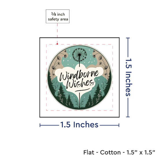 PPLR_HIDDEN_PRODUCT Print your Logo or Image on FLAT Cotton Tags