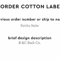 PPLR_HIDDEN_PRODUCT Reorder Previous Label Design - COTTON