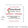 PPLR_HIDDEN_PRODUCT Spring Tulips (2"x1"-Cotton)