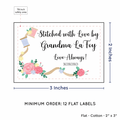 PPLR_HIDDEN_PRODUCT Thread and Flowers (2"x3" Cotton - 12 labels/set)