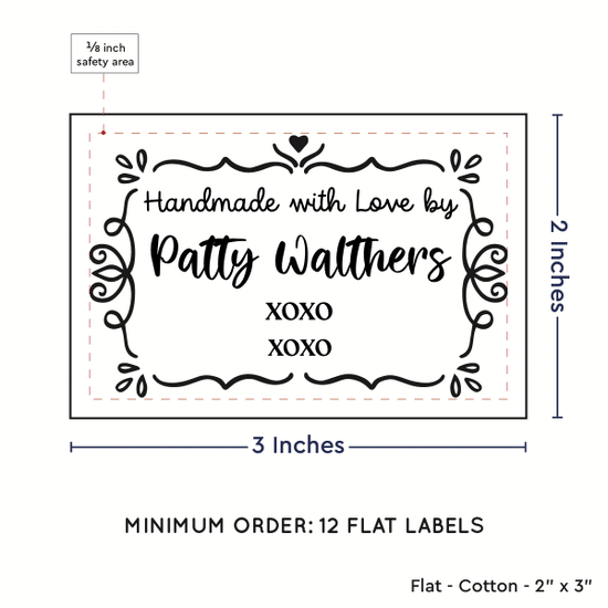 PPLR_HIDDEN_PRODUCT Swirl Accent Border (2"x3" Cotton - 12 labels/set)
