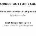 PPLR_HIDDEN_PRODUCT Reorder Previous Label Design - COTTON