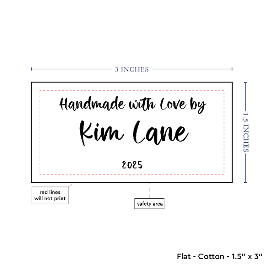 PPLR_HIDDEN_PRODUCT Text Only Medium Large Label (1.5"x3"-Cotton)
