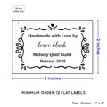 PPLR_HIDDEN_PRODUCT Swirl Accent Border (2"x3" Cotton - 12 labels/set)