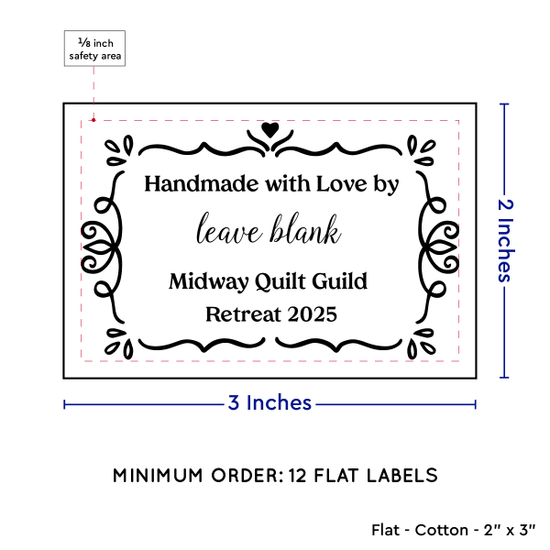 PPLR_HIDDEN_PRODUCT Swirl Accent Border (2"x3" Cotton - 12 labels/set)