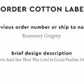 PPLR_HIDDEN_PRODUCT Reorder Previous Label Design - COTTON