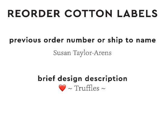 PPLR_HIDDEN_PRODUCT Reorder Previous Label Design - COTTON