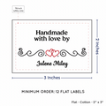 PPLR_HIDDEN_PRODUCT Double Heart Quote (2"x3" Cotton - 12 labels/set)