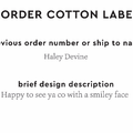 PPLR_HIDDEN_PRODUCT Reorder Previous Label Design - COTTON