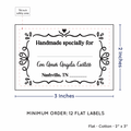 PPLR_HIDDEN_PRODUCT Swirl Accent Border with Fill in Blanks (2"x3" Cotton - 12 labels/set)