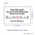 PPLR_HIDDEN_PRODUCT Double Heart Quote (2"x3" Cotton - 12 labels/set)