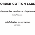 PPLR_HIDDEN_PRODUCT Reorder Previous Label Design - COTTON