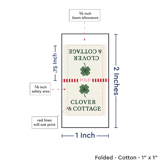 PPLR_HIDDEN_PRODUCT Print Your Logo or Image on FOLDED Cotton Tags