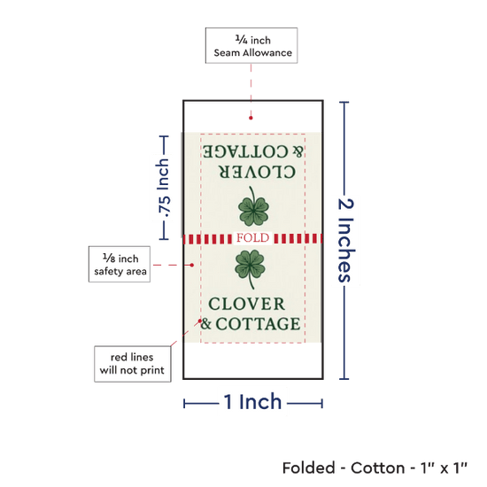 PPLR_HIDDEN_PRODUCT Print Your Logo or Image on FOLDED Cotton Tags