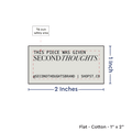 PPLR_HIDDEN_PRODUCT Print your Logo or Image on FLAT Cotton Tags