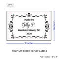 PPLR_HIDDEN_PRODUCT Swirl Accent Border (2"x3" Cotton - 12 labels/set)