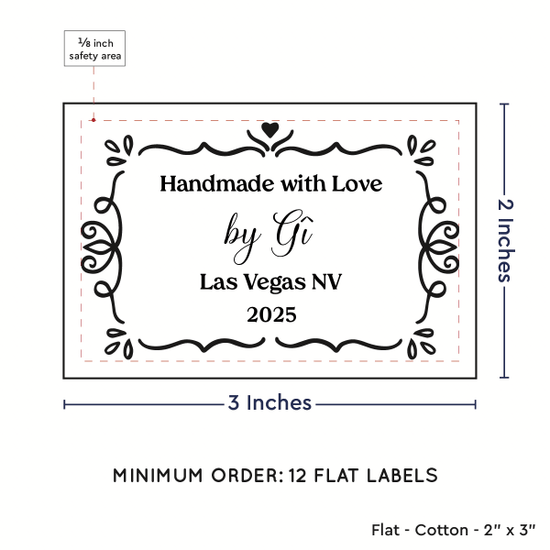 PPLR_HIDDEN_PRODUCT Swirl Accent Border (2"x3" Cotton - 12 labels/set)