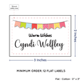 PPLR_HIDDEN_PRODUCT Colorful Banner (2"x3" Cotton - 12 labels/set)