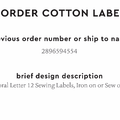 PPLR_HIDDEN_PRODUCT Reorder Previous Label Design - COTTON