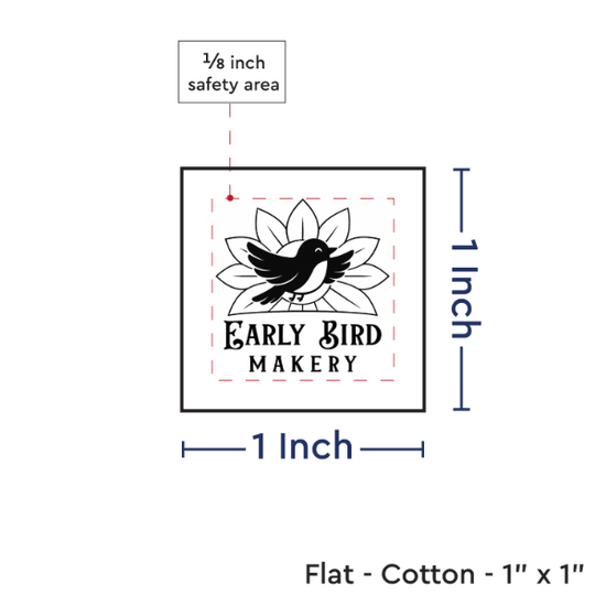 PPLR_HIDDEN_PRODUCT Print your Logo or Image on FLAT Cotton Tags