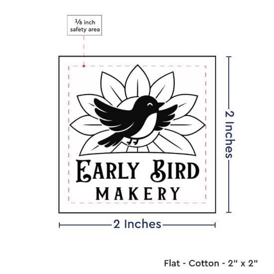 PPLR_HIDDEN_PRODUCT Print your Logo or Image on FLAT Cotton Tags