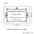 PPLR_HIDDEN_PRODUCT Swirl Accent Border (2"x3" Cotton - 12 labels/set)